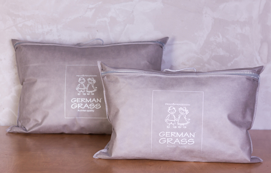 Комплект детский German Grass Baby Snow Grass подушка 40х60 одеяло пуховое всесезонное